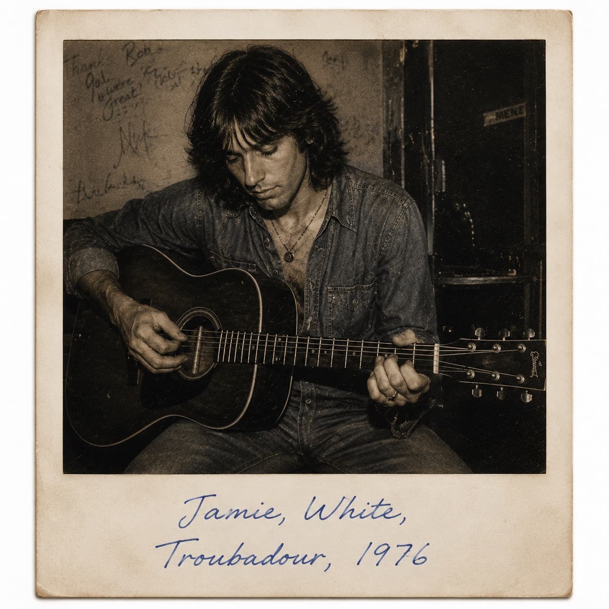 Jamie White, Troubadour, 1976
